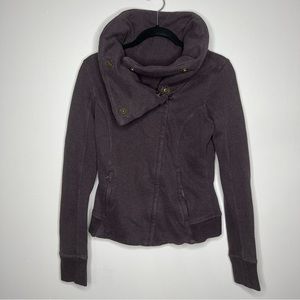LuLuLemon Karmacollected Heathered Rich Earth Jacket - size 6